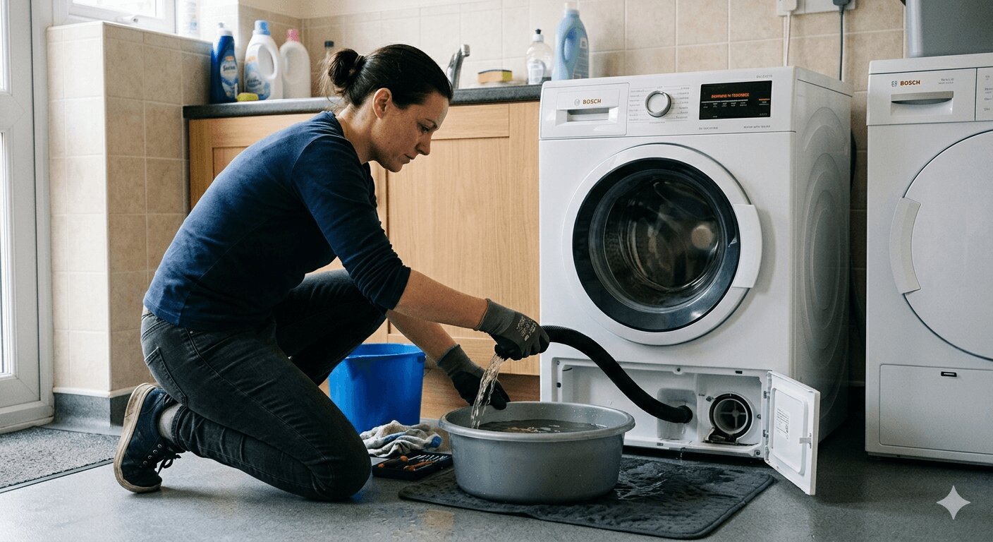 How to Manually Drain a Washing Machine: Step-by-Step