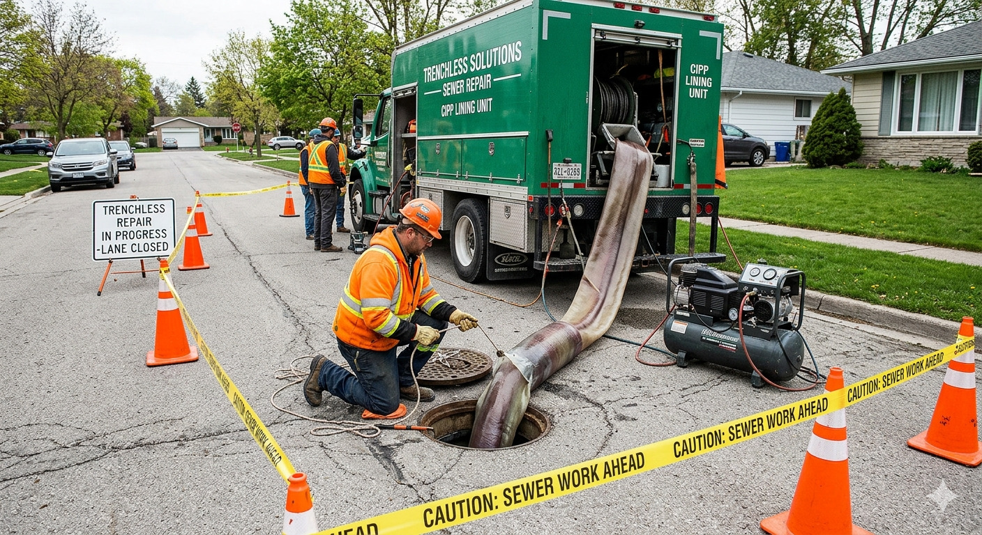 Trenchless Sewer Lane Repair: How to Fix Your Pipes