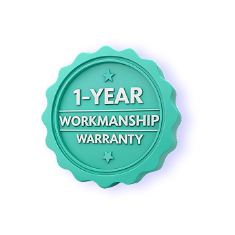 1-Year Workmanship Warranty